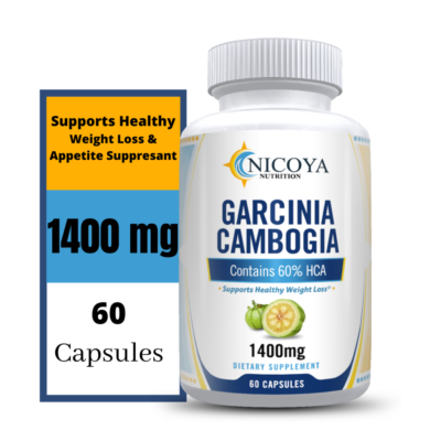 nicoya nutrition garcinia cambogia 1400mg weight loss supplement